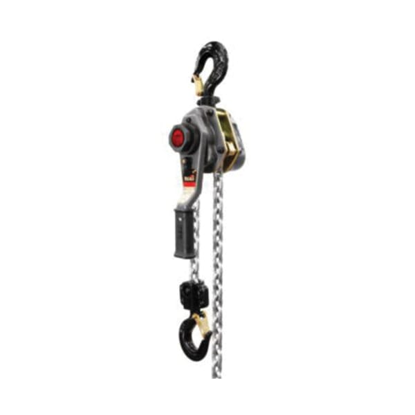 JET 376400 JLH Lever Hoist With Overload Protection, 2-1/2 ton Load, 5 ft H Lifting, 82 lb Rated, 1-4/9 in Hook