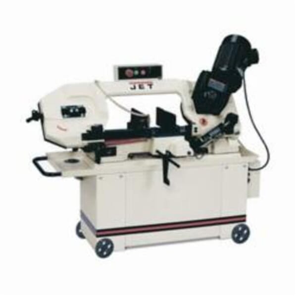 JET JT9-414466 Horizontal Gear Head Band Saw, 6-1/2 in Round, 6-1/2 x 6 in, 2 x 7 in Rectangle 45 deg Capacity, 8 in Round, 2 x 14 in Rectangle 90 deg Capacity, 1 hp, 115/230 VAC, 135/197/256 sfpm Speed