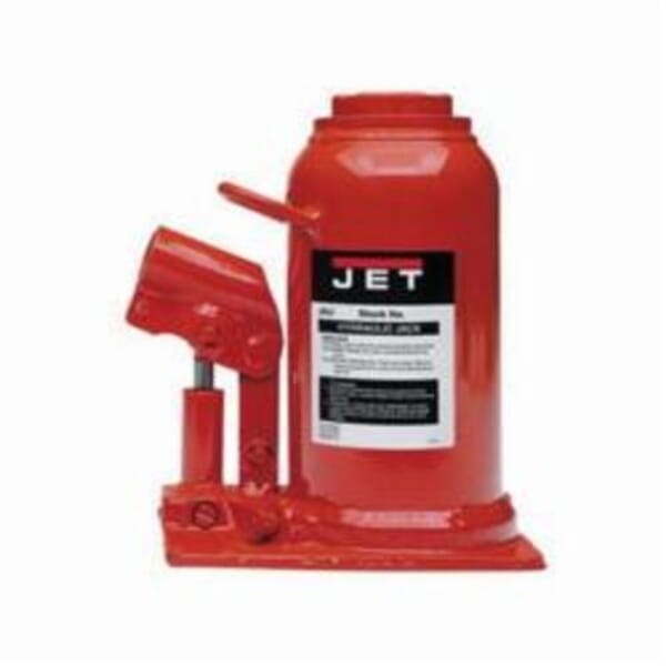 JET JT9-453318K JHJ Heavy Duty Hydraulic Bottle Jack, 17.5 ton Load, 6-3/4 in H Min, 13 in H Max, 3-1/2 in, 2-3/4 in L Screw