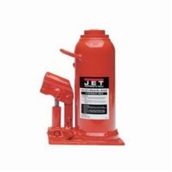 JET 453335K JHJ Hydraulic Bottle Jack, 35 ton Lifting, 11 in H Min, 17-1/4 in H Max, 8-3/8 in L x 5-1/2 in W Base