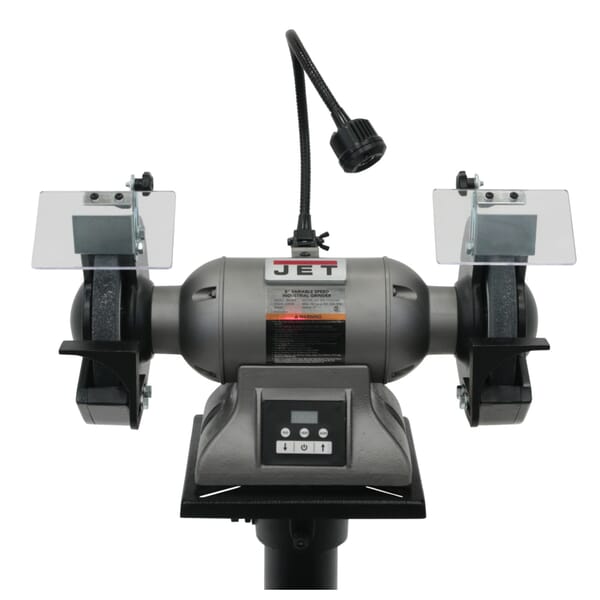JET 578208 Industrial Grinder, 8 in Dia x 1 in W Wheel, 5/8 in, 900 to 3600 rpm, 1 hp