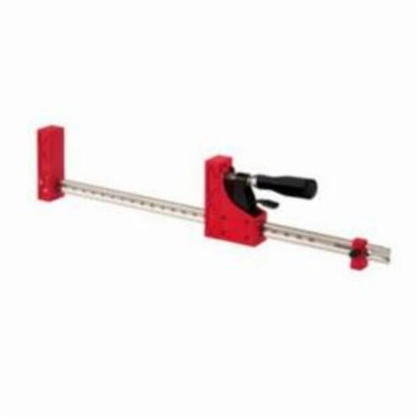 JET 70412 Parallel Clamp, 12 in Clamping, 4-1/8 in D Throat, 18-8/9 in Spreading, Ergonomic Soft Comfort Grip Handle, Steel Bar