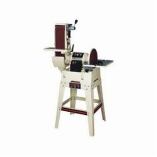 JET JT9-708599K Belt and Disc Sander, 48 in L 6 in W Belt, 12 in Dia Wheel, 1-1/2 hp