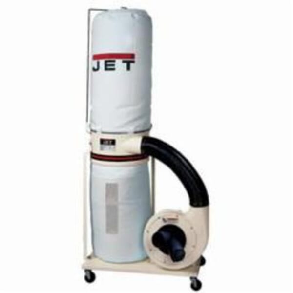 JET JT9-708658K Canister Vortex Cone Dust Collector, 1-1/2 hp Power Rating, 115/230 VAC, 1100 cfm Air Flow, 5 micron Filter, 70 to 80 dB Sound