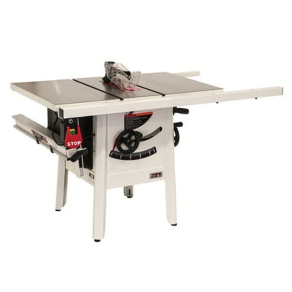 JET 725004K ProShop II Table Saw With Steel Wings, 10 in Dia Blade, 43228 in Arbor/Shank, 2-1/8 in 45 deg Capacity, 3-1/8 in 90 deg Capacity, 37989 hp, Tool Only