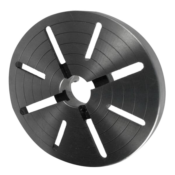 JET JT9-892155 Faceplate, For Use With Elite EGH-1740 and EGH-1760 Geared Head Lathe, 12 in, D1-6 Mount, Cast Iron