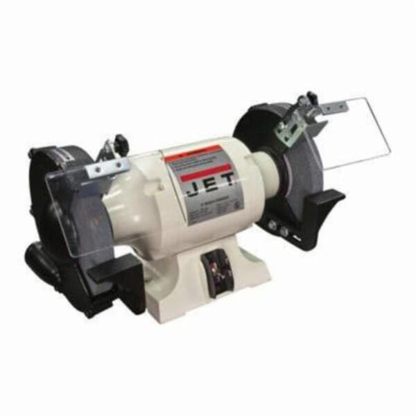 JET JBG-8A Shop Bench Grinder, 8 in Dia x 1 in W Wheel, 5/8 in, 3450 rpm, 1 hp
