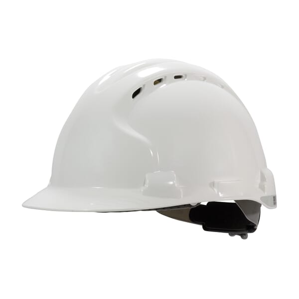JSP 280-AHS150V-10 MK8 Evolution Hard Hat, SZ 6-5/8 Fits Mini Hat, SZ 8 Fits Max Hat, HDPE, Polyester Strap Suspension, ANSI Electrical Class Rating: Class C, ANSI Impact Rating: Type II, Wheel Ratchet Adjustment