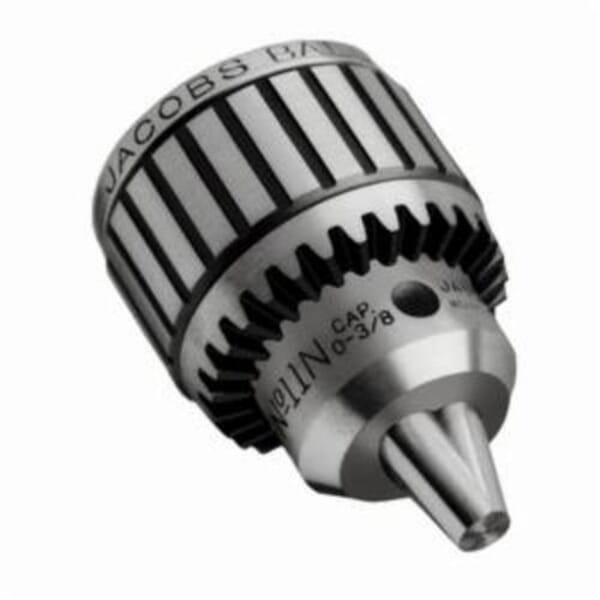 Jacobs 30227 16N Super Drill Chuck, 1/8 to 5/8 in Capacity, 3JT Mounting, Ball Bearing, K4
