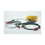 Justrite 08499 Antistatic Wire With Dual Hand Clamp, 3 ft L, Flexible Wire