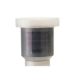 Justrite 28198 Non-Color Changing Activated Carbon Cartridge, For Use With Aerosolv Standard, Super and Aerovent Systems, Polyethylene, White