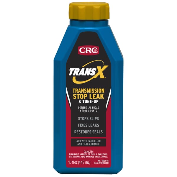 K&W Trans-X 402015X6 Automatic Transmission Slip-Stop and Leak Fix, 16 oz Bottle, Liquid, Red, Mild Petroleum