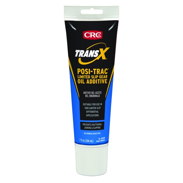 K&W Trans-X Posi Trac 402508 Limited Slip Non-Flammable Gear Oil Additive, 7 oz Tube, Liquid Form, Dark Oily, Distillate (Petroleum), Hydro Treated Heavy Naphthenic, Alkylamine Salt Of Alkyl Phosphoric Acid, Methanol