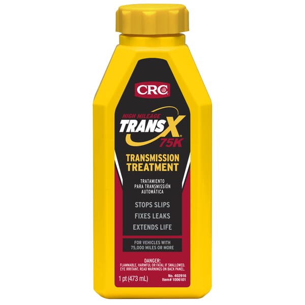 K&W Trans-X 402916X6 High Mileage Premium Automatic Transmission Treatment, 16 oz Bottle, Liquid, Red, Faint Petroleum