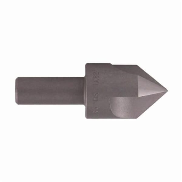 KEO 50348 Single End Countersink, 3/4 in Dia Body, 1/2 in Dia Shank, 3 Flutes, 82 deg Included, HSS