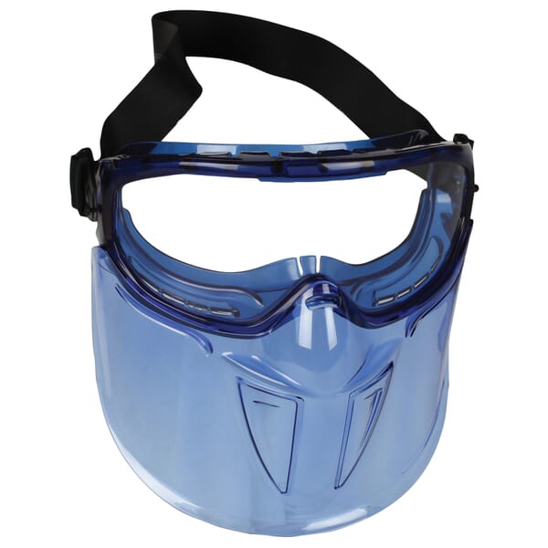 KleenGuard 18629 V90 The Shield Indirect Vent Safety Goggles With Polycarbonate Shield and Headband, Anti-Fog/Impact-Resistant Clear Polycarbonate Lens, Yes % UV Protection, Silicone Strap, ANSI Z87.1+2010