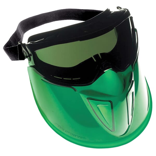 KleenGuard 18631 V90 The Shield Indirect Vent Safety Goggles, Anti-Fog/Anti-Scratch/Impact-Resistant IRUV Shade 3.0 Polycarbonate Lens, Yes % UV Protection, Polyester/Rubber Weave Strap, ANSI Z87.1+