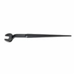 Klein 3231 Erection Open End Wrench, 15/16 in Wrench, 60 deg Offset, 14-3/4 in L, Forged Alloy Steel, Industrial Black