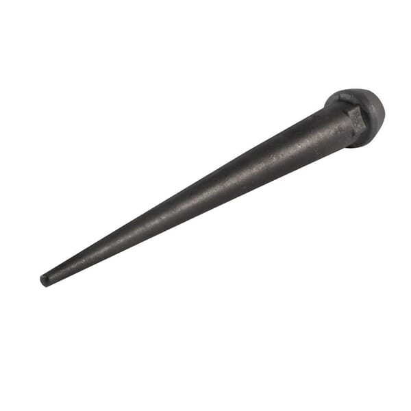 Klein 3255 Broad Head Tapered Bull Pin, 5/16 in Heat Treated Tip, 13-3/4 in OAL, Alloy Steel Tip