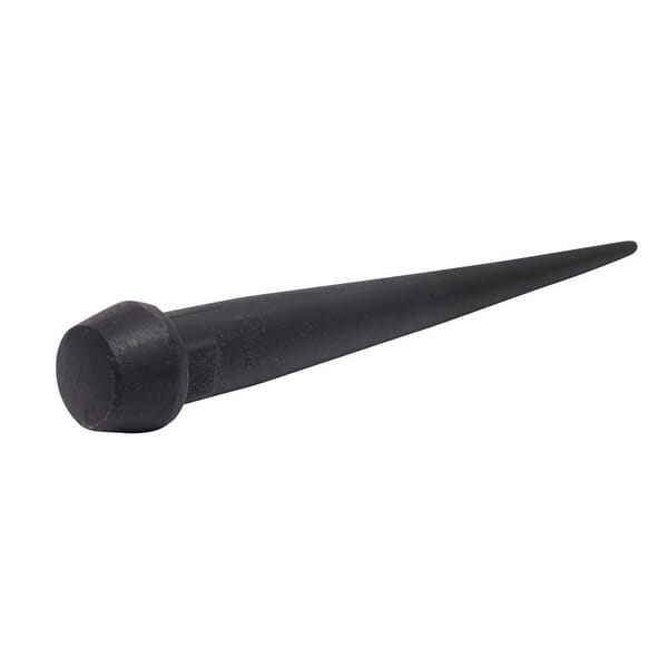 Klein 3255 Broad Head Tapered Bull Pin, 5/16 in Flat Tip, 13-3/4 in OAL, Alloy Steel Tip