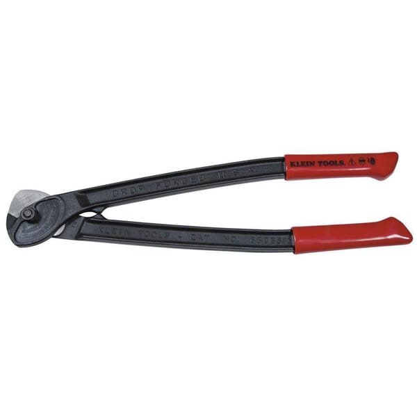 Klein 63035SC Wire Rope Cutter, 9/32 in Cable/Wire, 18 in OAL, Forged Steel Jaw