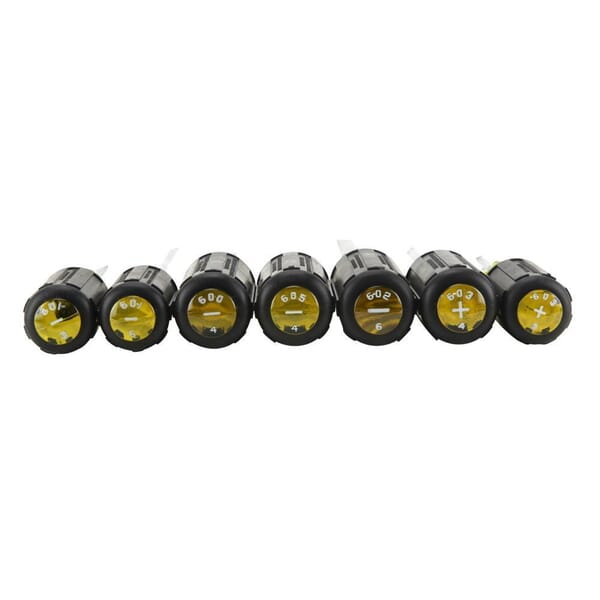 Klein Cushion-Grip 85076 Screwdriver Set, 7 Pieces, ASME Specified, Steel/Acetate, Polished Chrome