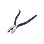 Klein D201-7CST Square Nose Standard Ironworkers Plier With Spring, 1-9/32 in L x 1-5/32 in W x 1/2 in THK Steel Jaw, 9-1/4 in OAL