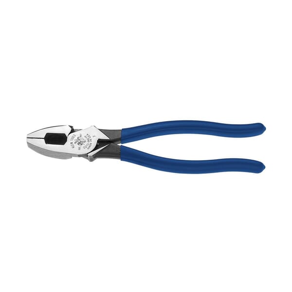 Klein D213-9NETP Linemans Plier, 1-19/32 in L x 1-1/4 in W x 5/8 in THK Jaw Tool Steel Jaw, Crosshatch Knurled Jaw Surface, 9.33 in OAL