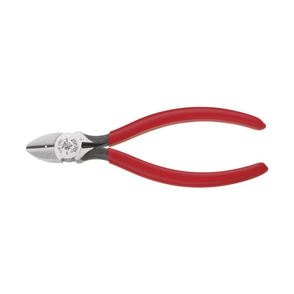 Klein D252-6SW Heavy Duty Hot-Riveted Tapered Nose Cutting Plier, 0.813 in L x 0.75 in W x 0.813 in THK Jaw Tool Steel Jaw Short Jaw, 6-1/8 in OAL