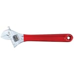 Klein D507-12 Extra Capacity Adjustable Wrench, 1-1/2 in, Polished Chrome, 12.35 in OAL, Steel