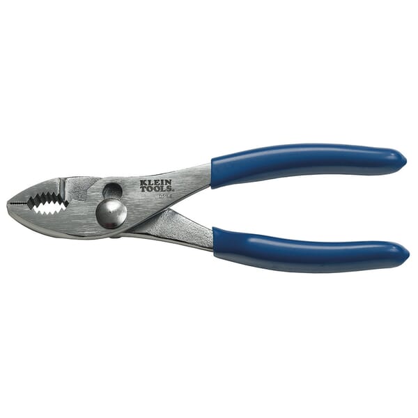 Klein D511-6 Slip Joint Plier, 1.188 in L x 1.188 in W x 3/8 in THK, 6.563 in OAL