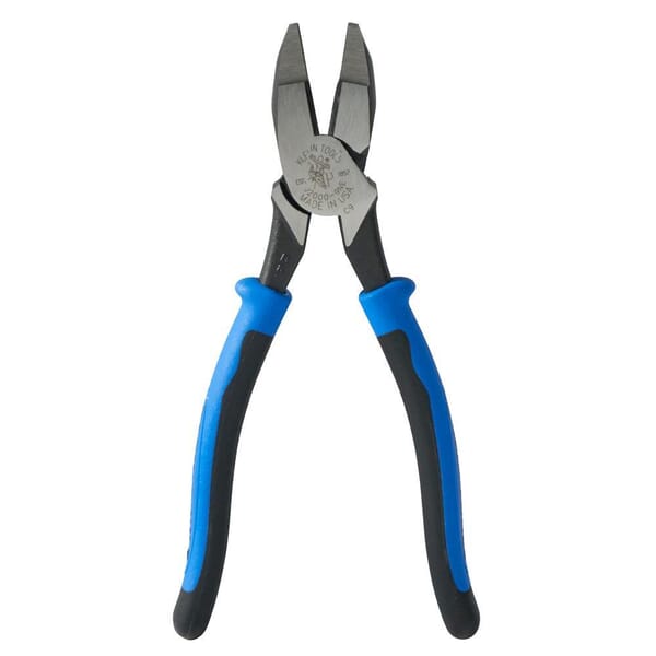 Klein Journeyman J2000-9NE Heavy Duty High Leverage Lineman Plier, 1-3/8 in Nominal, 1.594 in L x 1-1/4 in W x 5/8 in THK Steel Knurled/New England Jaw, 9.55 in OAL