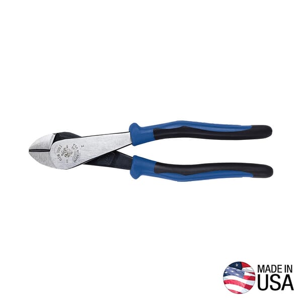 Klein Journeyman J2000-48 2000 Angled Nose Heavy Duty Cutting Plier, 3/4 in Nominal, 0.813 in L x 1.188 in W x 0.813 in THK Jaw Steel Jaw Oval Jaw, 8-1/8 in OAL