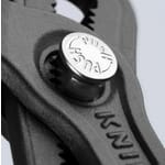 Knipex Cobra 87 01 250 High-Tech Water Pump Plier, 2 in Round Pipe, 1-13/16 in Hex Nut, 1-1/4 in L x 1-1/8 in W V-Jaw, Knurled Jaw Surface, 10 in OAL, Specifications Met: DIN ISO 8976