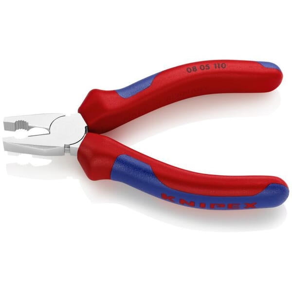 Knipex 08 05 110 08 05 Mini Combination Plier, Serrated Jaw Surface, 110 mm OAL