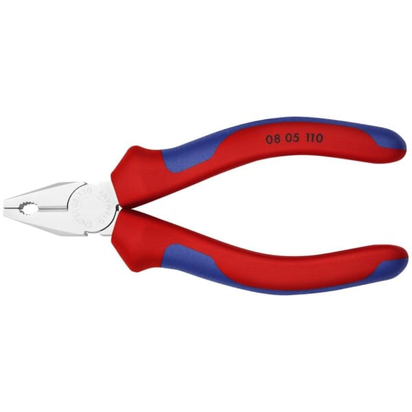 Knipex 08 05 110 08 05 Mini Combination Plier, Serrated Jaw Surface, 110 mm OAL
