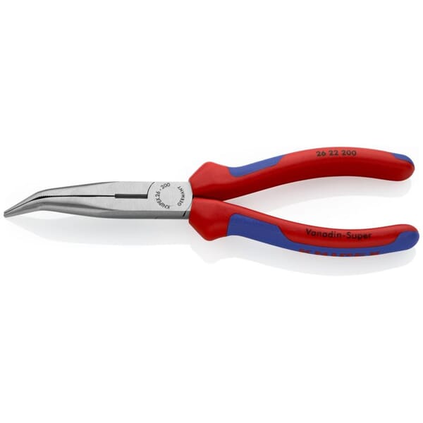 Knipex 26 22 200 26 22 Cutting Plier, 9.5 mm THK Max Wire, Vanadium Steel Jaw, Serrated Jaw Surface, 200 mm OAL, DIN ISO 5745