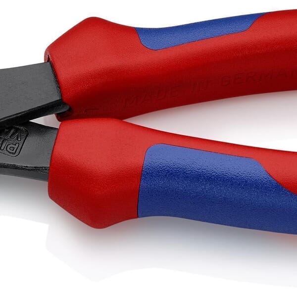 Knipex 74 02 180 74 02 High Leverage Cutting Plier, 2.2 mm Dia Piano, 2.7 mm Dia Hard, 3.8 mm Dia Medium Hard Nominal, 180 mm OAL, DIN ISO 5749