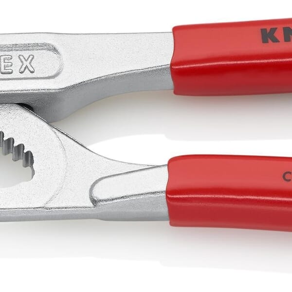 Knipex 86 03 150 SBA Pliers Wrench, 27 mm Nominal, Chrome Vanadium Electric Steel Parallel/Smooth Jaw, 150 mm OAL