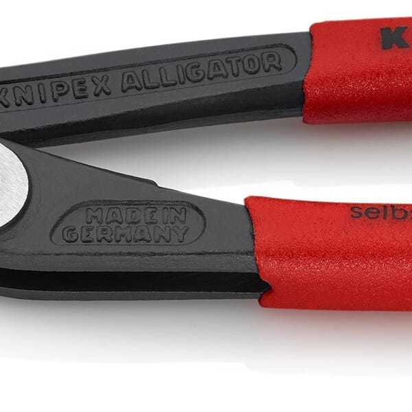 Knipex Alligator 88 01 180 Tongue and Groove Plier, ASME B107.23-2004, 1-1/2 in Nominal, 7/8 in W Chrome Vanadium Steel V-Shape Jaw, 7-1/4 in OAL