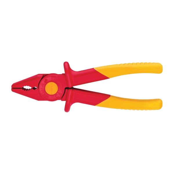 Knipex 98 62 01 Class C Flat Nose Plier, 1-5/16 in L x 15/32 in W, Flat Reinforced Fiberglass Plastic Jaw, 7-1/4 in OAL, 1/4 in W Tip