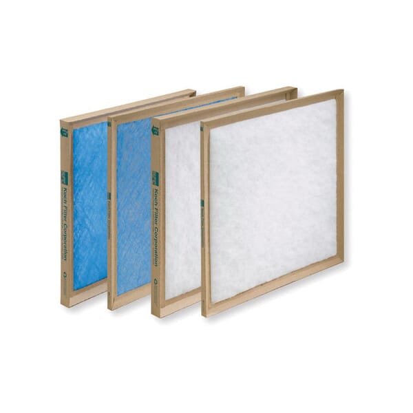 Koch Filter TRION 274-100-100 Standard Disposable Panel Filter, 10 in H x 10 in W x 1 in D, MERV 5 MERV, Domestic
