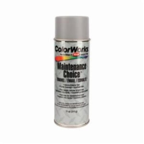 Krylon ColorWorks CWBK00124 Enamel Spray Primer, 16 oz Container, Liquid Form, Gray, 15 to 18 sq-ft Coverage