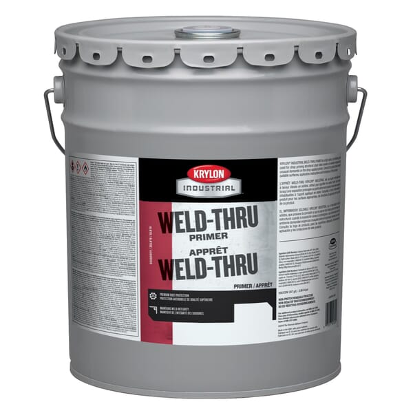 Krylon K00020103-20 Oil Based Weld Through Primer, 5 gal Container, Liquid Form, Black, 457 sq-ft/gal Coverage