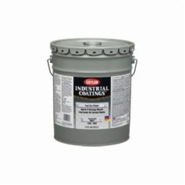 Krylon Solvent Based Fast Dry Primer, Liquid Form, Red, 630 to 360 sq-ft/gal Coverage