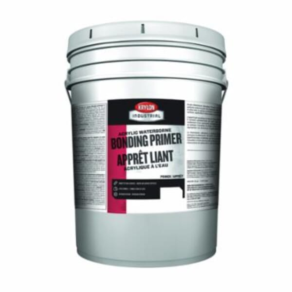 Krylon K000Z8465-20 Industrial Acrylic Block Filler, 5 gal Container, Liquid Form, White, 30 days at 50/77 deg F Curing