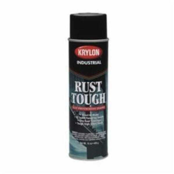 Krylon Rust Tough K00649008 Acrylic Enamel Spray Paint, 20 oz Container, Liquid Form, Bright Red, 30 to 35 sq-ft/gal Coverage
