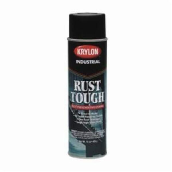Krylon Rust Tough K00909008 Spray Paint, 20 oz Container, Liquid Form, White, 25 sq-ft Coverage