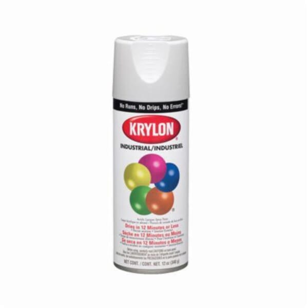 Krylon K01613A00 5-Ball Enamel Paint, 16 oz Container, Liquid Form, Black, 15 to 20 sq-ft Coverage