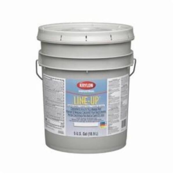 Krylon Line-Up K51130404-20 Water Base Marking Paint, 5 gal Container, Liquid Form, Extreme Hide White, 3500 to 5000 ft Coverage